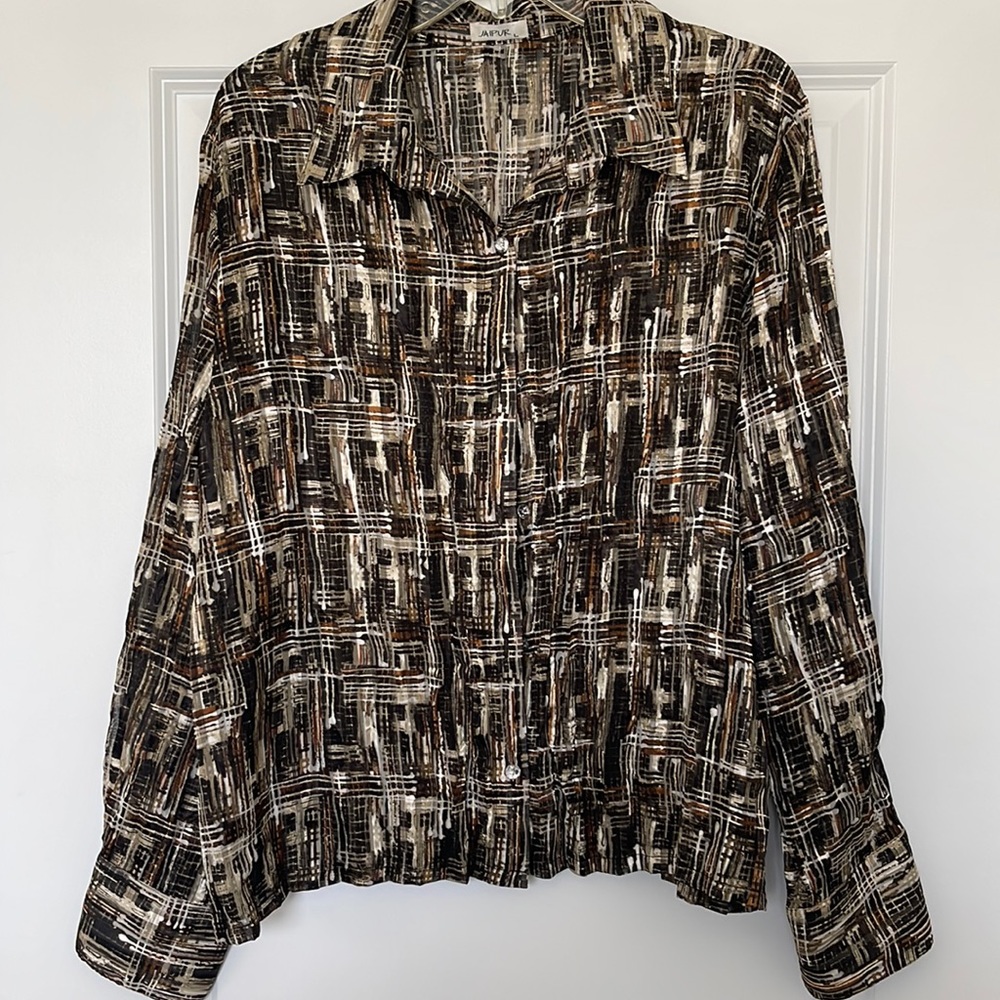 Jaipur Brown Long Sleeve Shirt